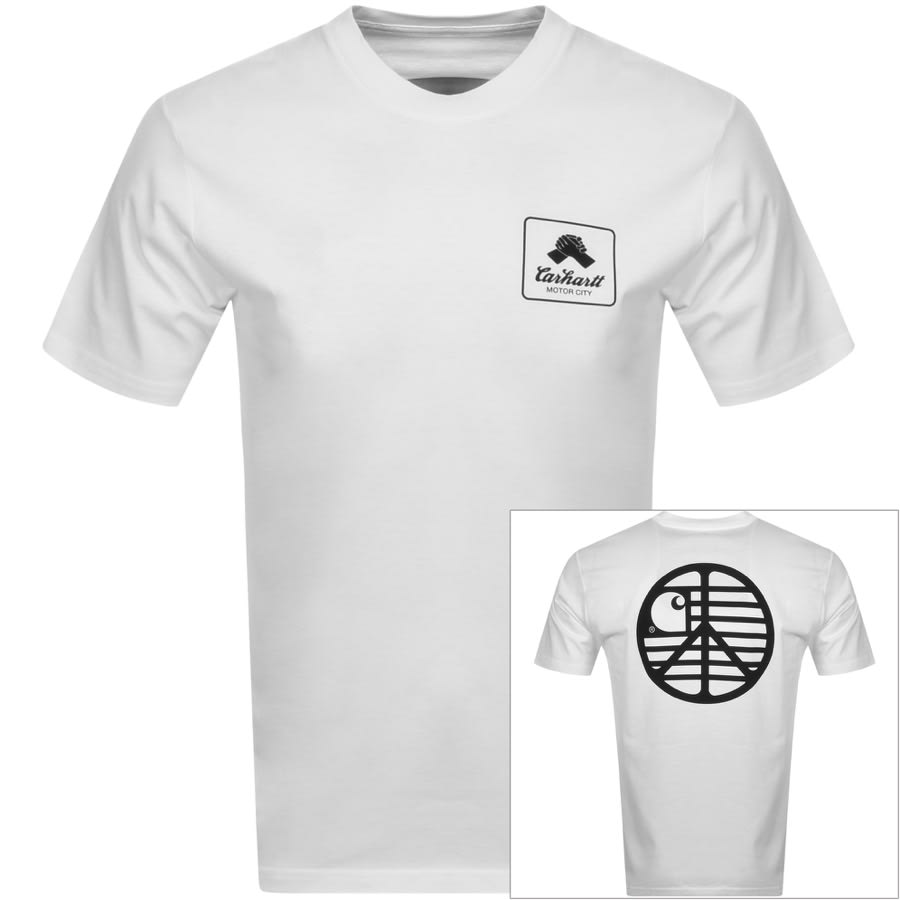 Alternative Image for ProductCarhartt Short Sleeved Peace State T Shirt White1